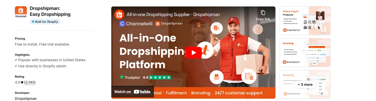 Dropshipman: Easy Dropshipping